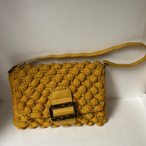 Crochet purse handbag or clutch boho style festival bag - Picture 8 of 9